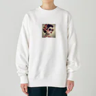 Chama's shopの美女と花 Heavyweight Crew Neck Sweatshirt