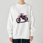 Bikers' Galleryのオフロードバイク デザイン モトクロス  Heavyweight Crew Neck Sweatshirt