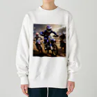 Bikers' Galleryのダートマスターズ：究極のモトクロスチャレンジ Heavyweight Crew Neck Sweatshirt