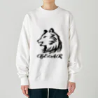 chicodeza by suzuriのベアー　トライバル Heavyweight Crew Neck Sweatshirt