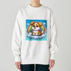 Minoyaの雲に乗った犬 Heavyweight Crew Neck Sweatshirt