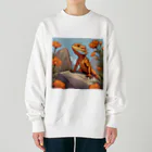 chiru×2の野生のフトアゴヒゲトカゲ Heavyweight Crew Neck Sweatshirt