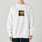 uhrsiyのヴィンテージイラスト Heavyweight Crew Neck Sweatshirt