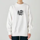 お仕事行きますかねの愛犬とお散歩 Heavyweight Crew Neck Sweatshirt