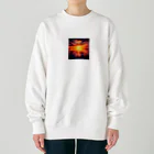 GDWEEDの 夕焼け 景色  Heavyweight Crew Neck Sweatshirt