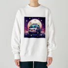 キャラクターズの可愛い車キャラクター Heavyweight Crew Neck Sweatshirt