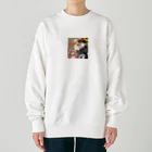 鈴木敏夫のジーパンがかわいいねー犬には　お似合いかも Heavyweight Crew Neck Sweatshirt