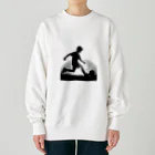 foot8のサッカー少年２ Heavyweight Crew Neck Sweatshirt