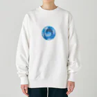 aqua_bioの太陰大極イルカの宝石 Heavyweight Crew Neck Sweatshirt