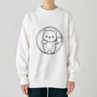 ganeshaのかわいいクマ Heavyweight Crew Neck Sweatshirt