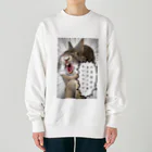 なべじょ_babyの白兎珈琲店行った事ないんですか！？シリーズ Heavyweight Crew Neck Sweatshirt