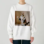 shadowshadowの三毛猫 Heavyweight Crew Neck Sweatshirt