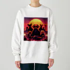 suzuri18026のギャングドック Heavyweight Crew Neck Sweatshirt