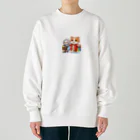 アミュペンのかわいい猫ちゃんと一緒にお買い物🐱💼  Heavyweight Crew Neck Sweatshirt