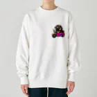 ふんわか ぷにゅのラブリーパグ Heavyweight Crew Neck Sweatshirt