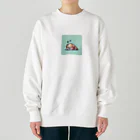 wanwan!!のドット絵犬 Heavyweight Crew Neck Sweatshirt