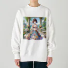 かるるんショップの夏と南国と休日と Heavyweight Crew Neck Sweatshirt