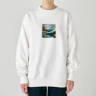 yukki1975の折り紙のイラスト_044 Heavyweight Crew Neck Sweatshirt