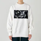 Chika Lewisの宇宙船に乗った赤ちゃん4 Heavyweight Crew Neck Sweatshirt