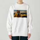 ADOの大富豪の猫 Heavyweight Crew Neck Sweatshirt