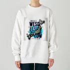 Qten369の西高東低の天気 Heavyweight Crew Neck Sweatshirt