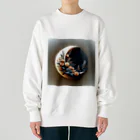 nail_aphroditeの月の中の光 Heavyweight Crew Neck Sweatshirt