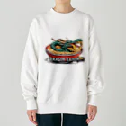 World_Teesのドラゴンラーメン Heavyweight Crew Neck Sweatshirt