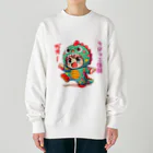 snow-birdのちびっこ怪獣 Heavyweight Crew Neck Sweatshirt