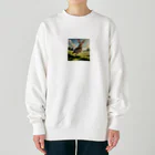 cute in cool shopの跳ねているウサギ Heavyweight Crew Neck Sweatshirt