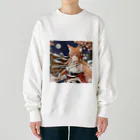 tamakakaのキツネの嫁入り Heavyweight Crew Neck Sweatshirt