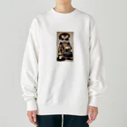 ガラスの貴公子のオシャレ猫しゃん Heavyweight Crew Neck Sweatshirt