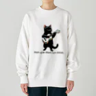 チェリモヤのねことウクレレ Heavyweight Crew Neck Sweatshirt