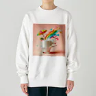 ハデハデミルクのミルクパーリー Heavyweight Crew Neck Sweatshirt