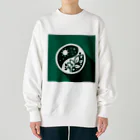 Qten369の地球を守ろう Heavyweight Crew Neck Sweatshirt