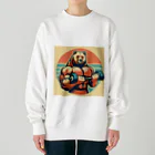 yuu_hi_tのマッチョくま筋トレデザイングッズ Heavyweight Crew Neck Sweatshirt