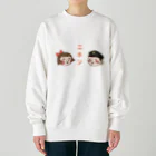 mokugyobuchoの昭和レトロ　ニホンノコドモ Heavyweight Crew Neck Sweatshirt