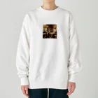 A.の散歩中のサウナー　 Heavyweight Crew Neck Sweatshirt