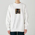 Koiwamiyaの神殿に佇むサバンナキャット Heavyweight Crew Neck Sweatshirt