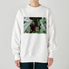 Noedewamaiの百姓と地蔵 Heavyweight Crew Neck Sweatshirt