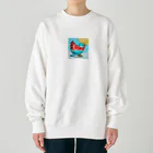 bugisショップの煌めくトロピカルバード🐦️ Heavyweight Crew Neck Sweatshirt