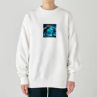 OTIRUBUTUBUTUの宇宙1決定戦 Heavyweight Crew Neck Sweatshirt