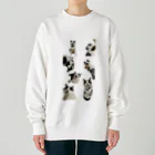 ネコノミコンみみかの実家の姫　レオン Heavyweight Crew Neck Sweatshirt