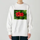 EHMforyouの南国　ハイビスカス　パワースポット Heavyweight Crew Neck Sweatshirt