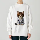 ネコネコ笑店 -Cat Goods Store-のDrねこ丸No1 Heavyweight Crew Neck Sweatshirt