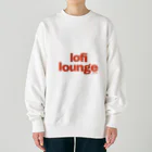 Lofi LoungeのLofi Lounge 赤 Heavyweight Crew Neck Sweatshirt