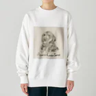 猫と犬のうちの子アート|Kobayashi AiのAmerican Cacher Spaniel | アメリカンコッカースパニエル もふもふ犬シリーズシリーズ　ROYくん Heavyweight Crew Neck Sweatshirt