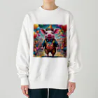 hono想(そう)イタグレ日記のパレードの主役はボク Heavyweight Crew Neck Sweatshirt