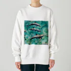 ma_kagawaのハワイのイルカ Heavyweight Crew Neck Sweatshirt