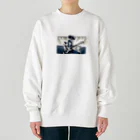 jiruchangのビリビリ！ノリノリ！ベースガール Heavyweight Crew Neck Sweatshirt