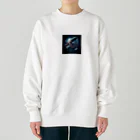 海の幸の捕食する大王イカ Heavyweight Crew Neck Sweatshirt